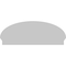 Ekena Millwork Elliptical 3 Spoke Architectural Grade PVC Combination Pediment, 50"W x 19-3/8"H x 2-3/4"P PEDPC050X195ELL03 - alternate 5